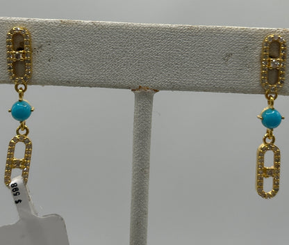14k Gold Diamond Earring