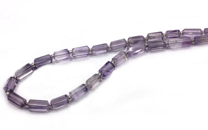 Amethyst Faceted Tube Beads