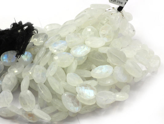 Rainbow Moonstone Faceted Nuggets Beads