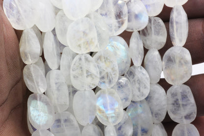 Rainbow Moonstone Faceted Nuggets Beads