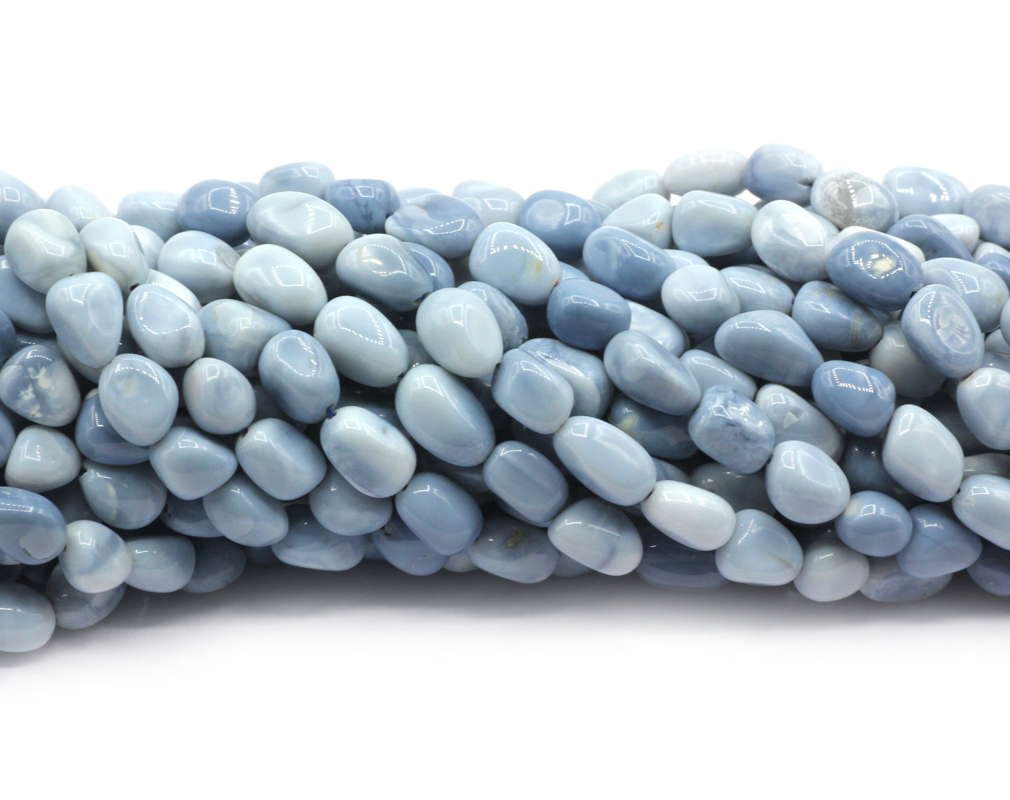 Blue Opal Smooth Nuggets