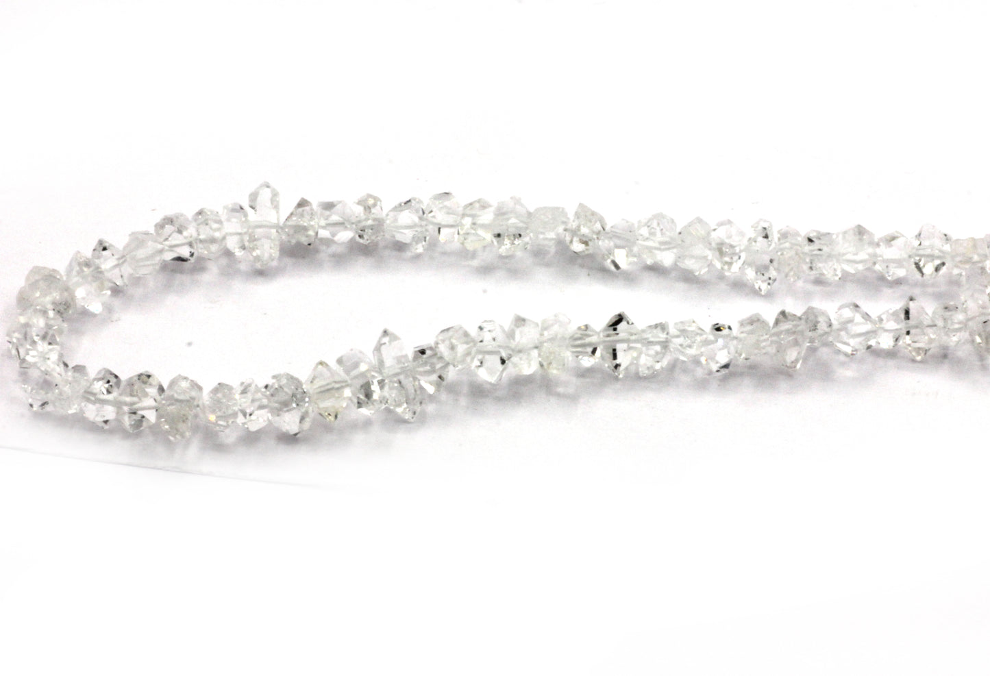 Diamond Quartz Chip Beads, Herkimer diamond beads