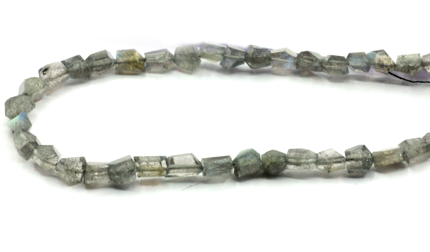 Labradorite Faceted Nuggets Beads, Natural Labradorite