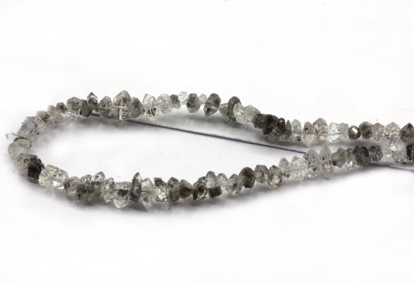 Quartz, Diamond Quartz Chip Beads, Herkimer diamond beads
