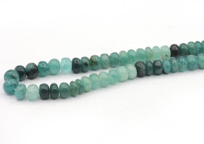 Grandidierite Smooth Roundel Beads
