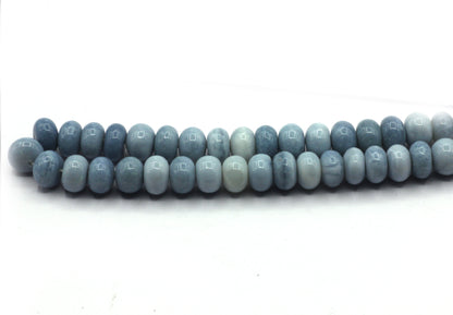 Blue Opal Smooth Roundel