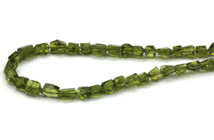 Peridot Faceted Nuggets Beads, Natural Peridot