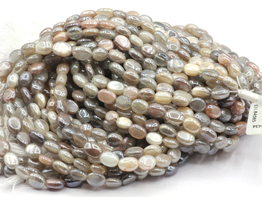 Mystic Moonstone Gemstone Beads Smooth Oval
