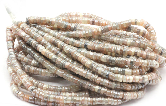 Mystic Moonstone Beads Smooth Heshi, Smooth Tyre
