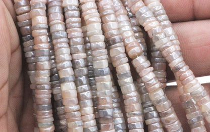 Mystic Moonstone Beads Smooth Heshi, Smooth Tyre