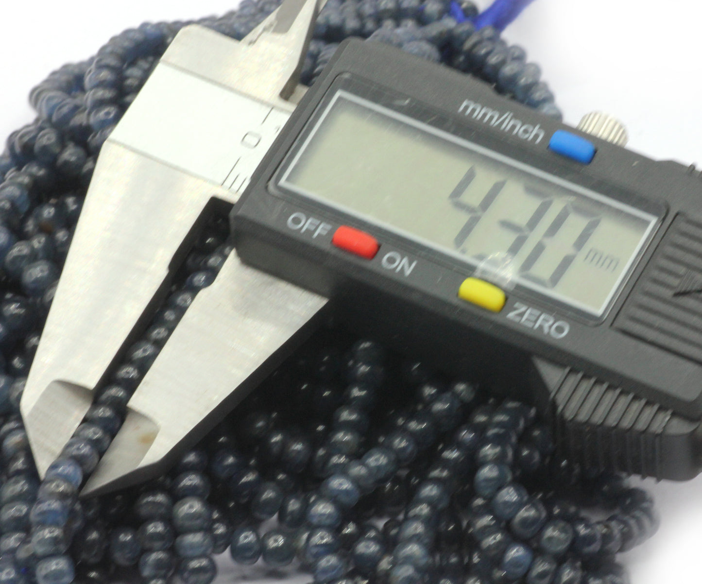 Sapphire, Blue Sapphire Smooth Roundel Beads, Natural Blue Sapphire