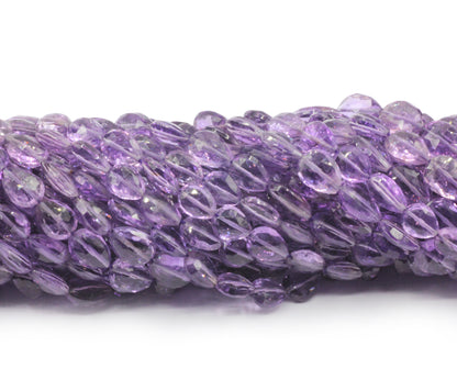 Amethyst Faceted Drop Beads
