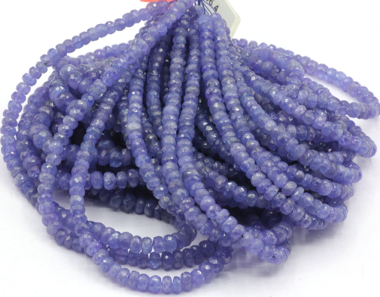 Tanzanite Faceted Roundel Beads