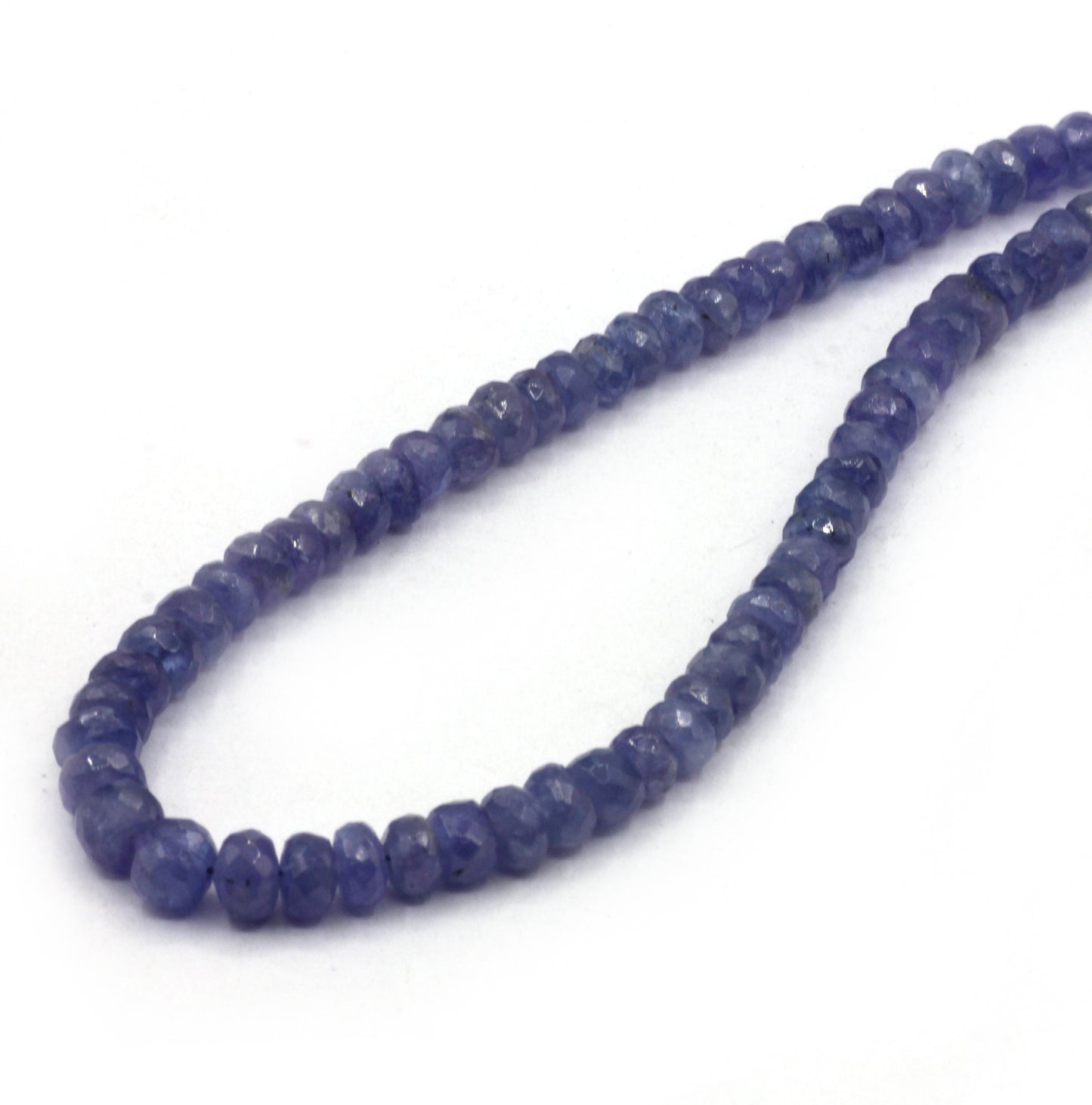 Tanzanite Faceted Roundel Beads