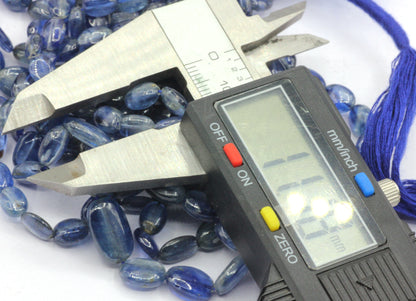 Kyanite Smooth Oval Beads