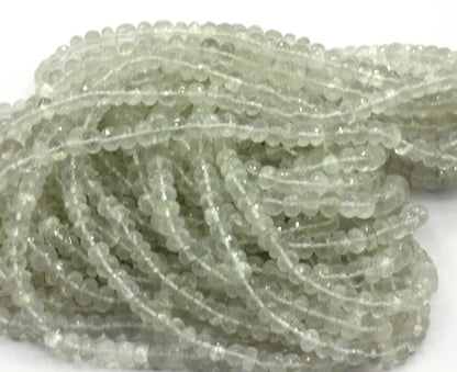 Moonstone Ceylon Faceted Roundel Beads