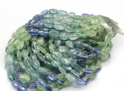 Kyanite Faceted Oval Beads