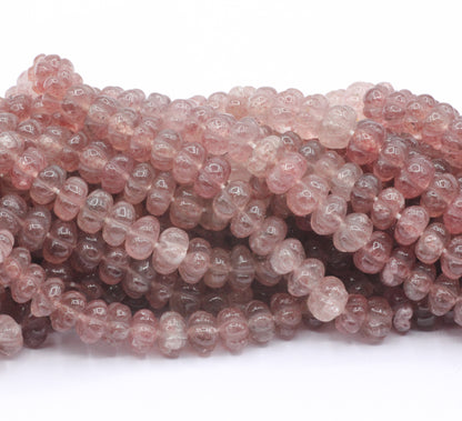Strawberry Beads Carved Water Melons, Carved pumpkins