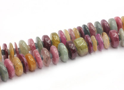 Sapphire, Multi Sapphire Smooth Heshi, Donuts, Tyre Beads