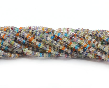 Multi Gemstone Beads Faceted