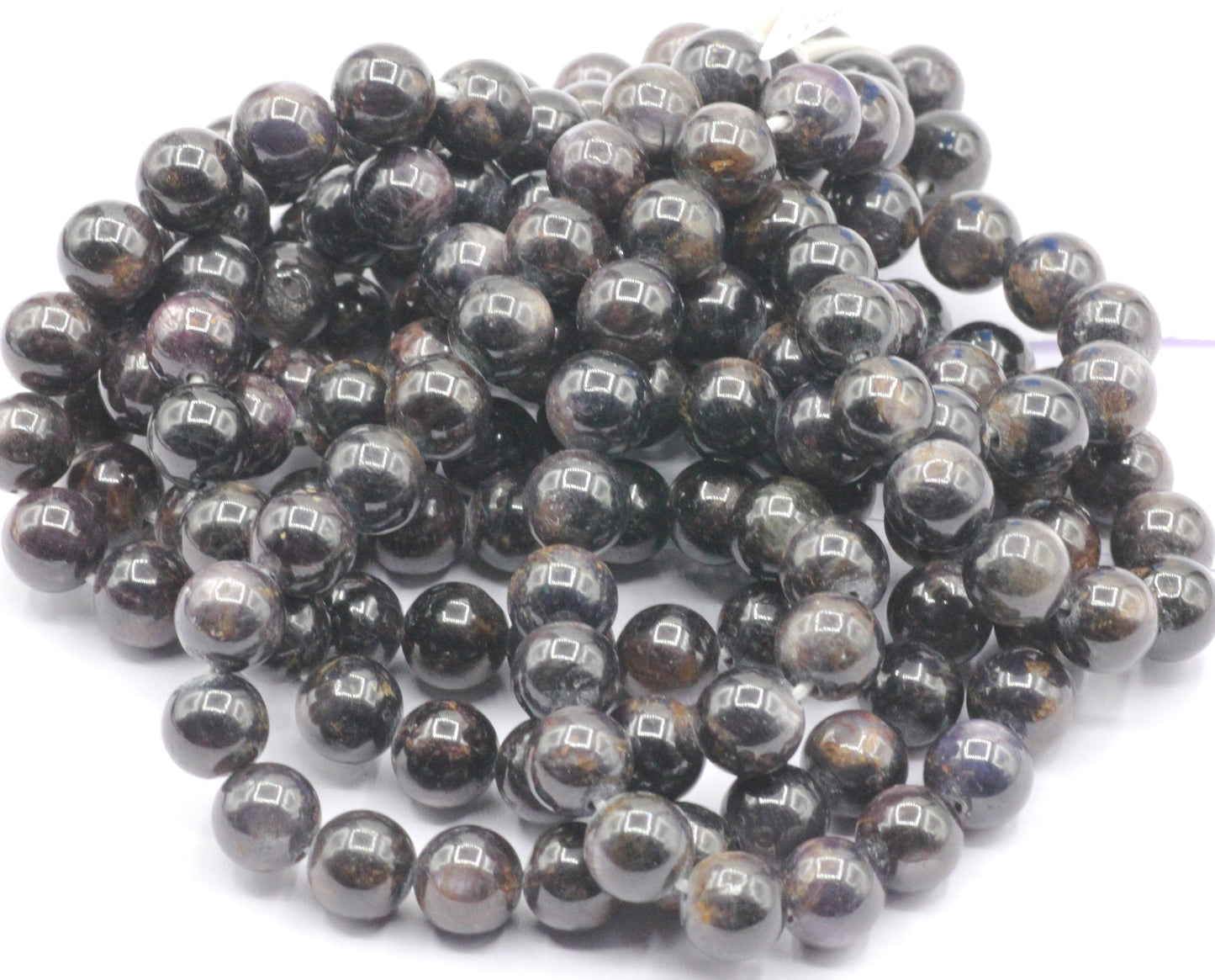 Sapphire Chocolate Smooth Round Beads, Wounder Sapphire Beads Round