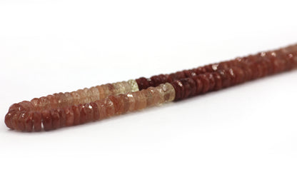 Andalusite Faceted Wheel Beads,Faceted Beads