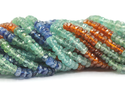 Multi Kyanite Faceted Beads,Faceted Beads