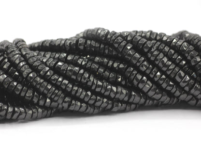 Black Spinel Faceted Beads,Faceted Beads