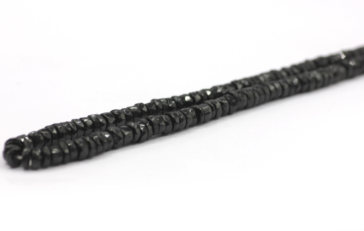 Black Spinel Faceted Beads,Faceted Beads