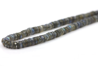 Labradorite Faceted Wheel Beads,Faceted Beads