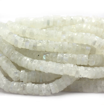 Rainbow Faceted Wheel Beads,Faceted Beads