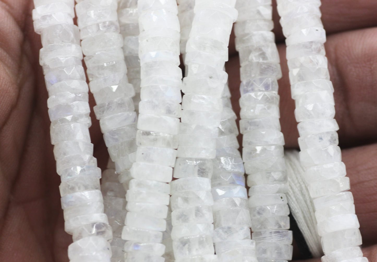 Rainbow Faceted Wheel Beads,Faceted Beads