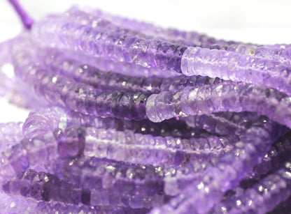 Amethyst Fac Wheel Beads,Faceted Beads