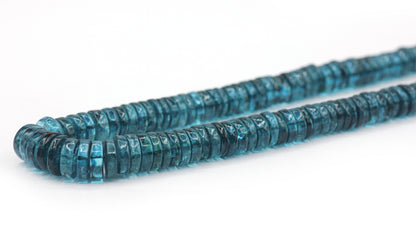 Blue Topaz Smooth Wheel Beads,Smooth Beads