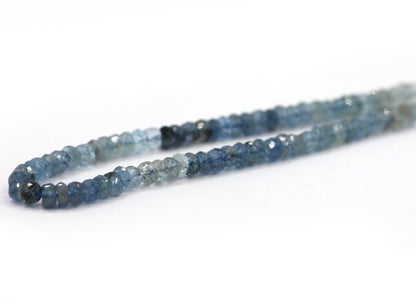 Aquamarine Beads Faceted Rondelle ,Natural Aqumarine