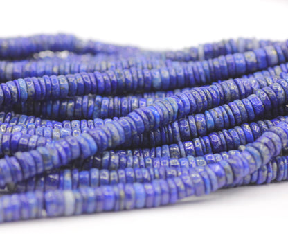 Lapis lazuli Smooth Wheel Beads,Smooth Beads