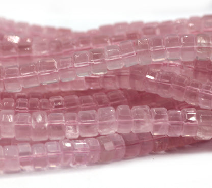 Rose Quartz Fac Beads,Faceted Beads