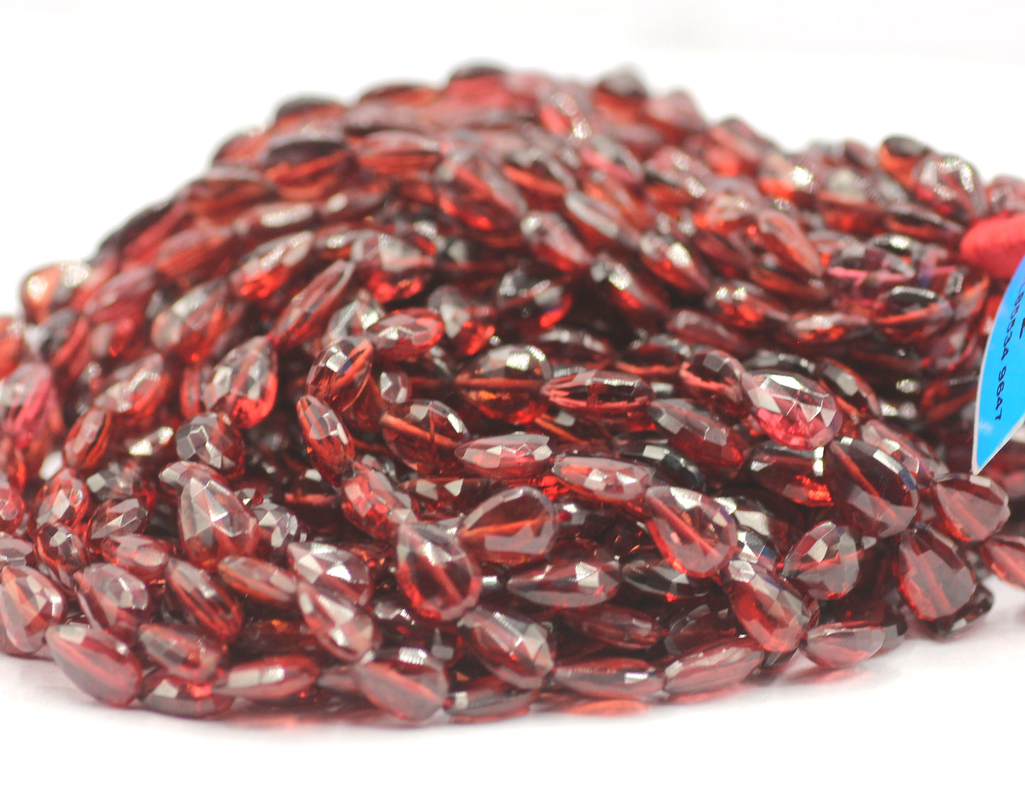 Garnet Faceted Drop Beads,Faceted Beads