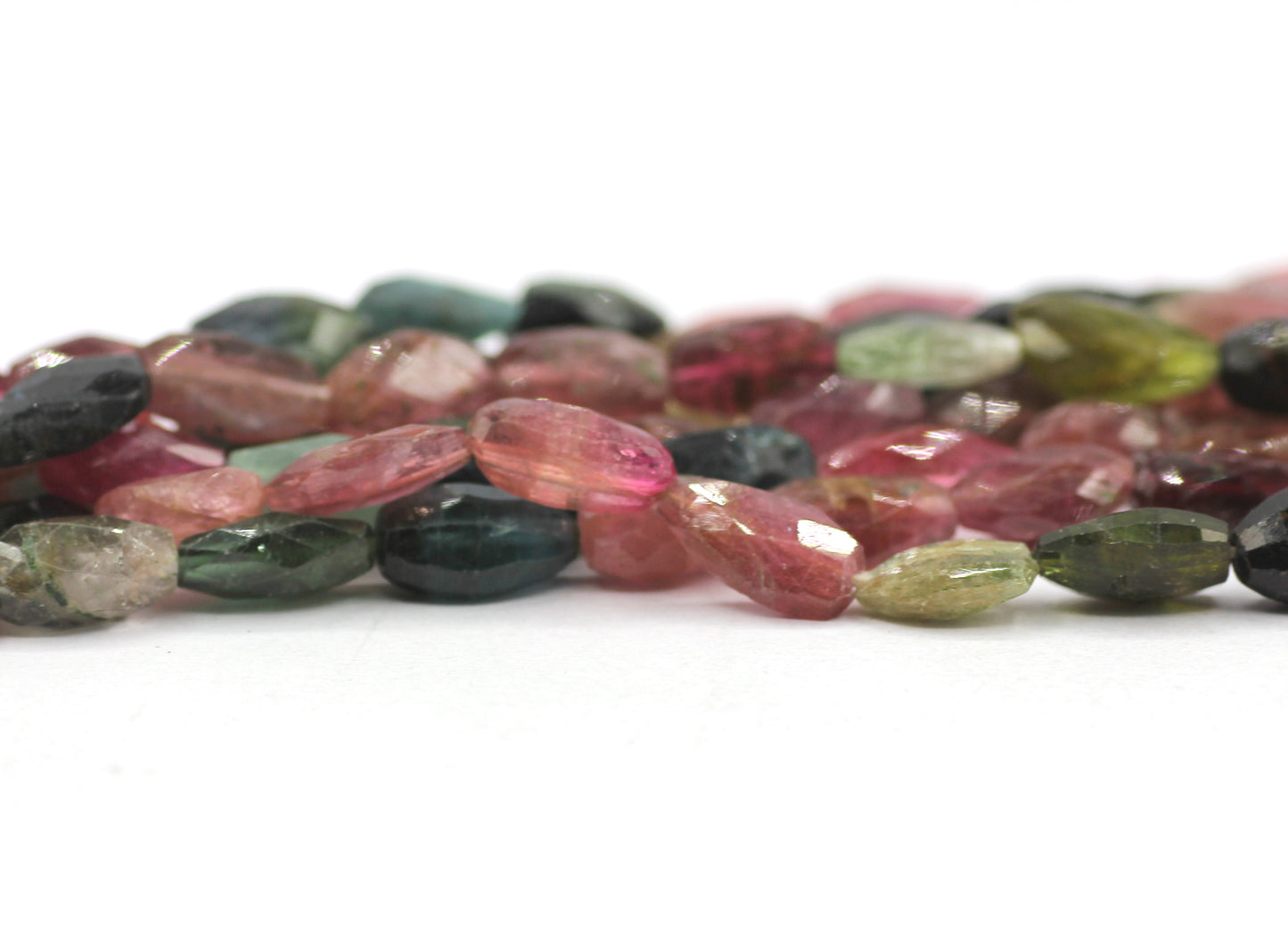 Tourmaline Fac Nuggets Beads,Faceted Beads