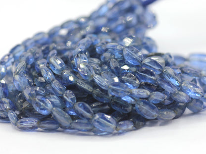 Blue Kyanite Faceted Oval Beads,Faceted Beads