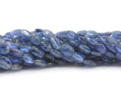 Blue Kyanite Faceted Oval Beads,Faceted Beads