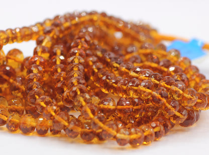 Citrine Fac Beads,Faceted Beads