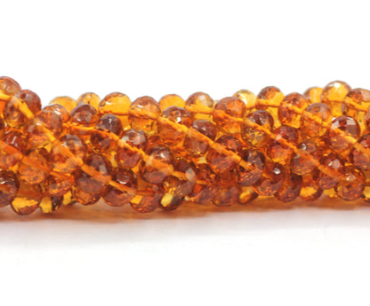 Citrine Fac Beads,Faceted Beads