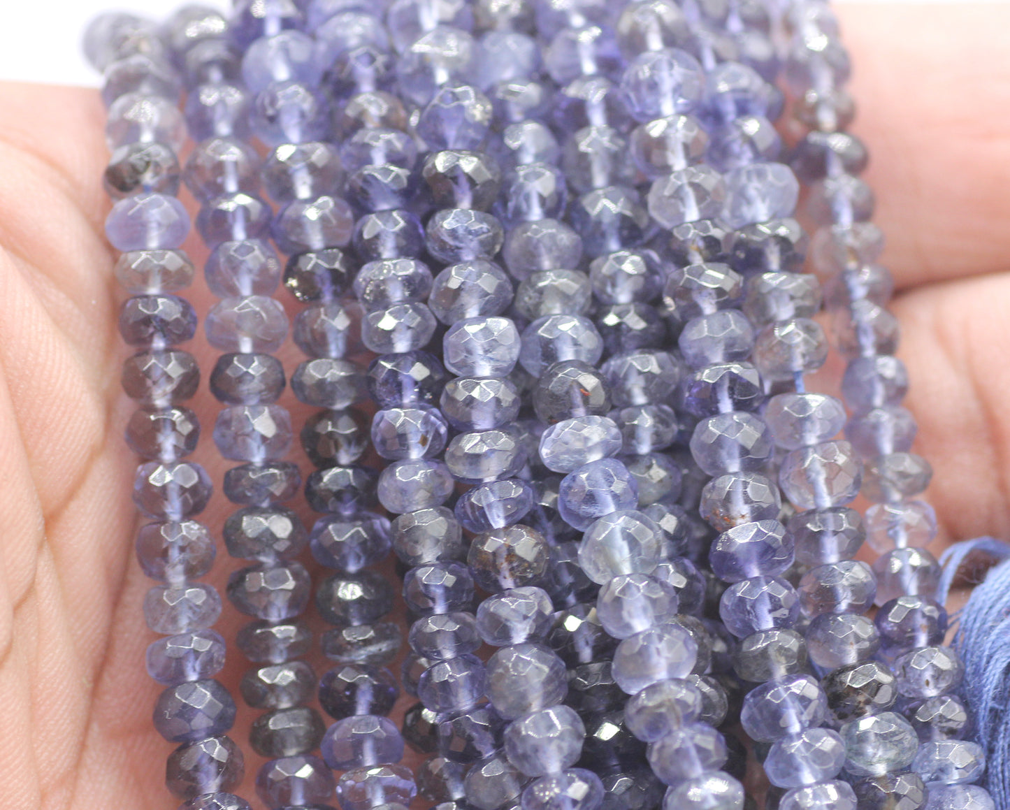 Iolite Faceted Beads,Faceted Beads