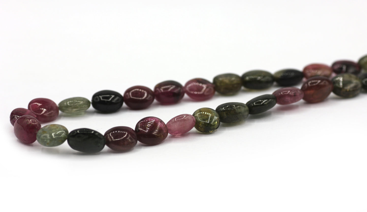 Tourmaline Smooth Oval Beads,Smooth Beads