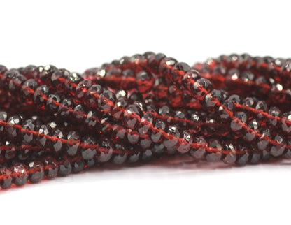 Garnet Faceted Beads,Faceted Beads