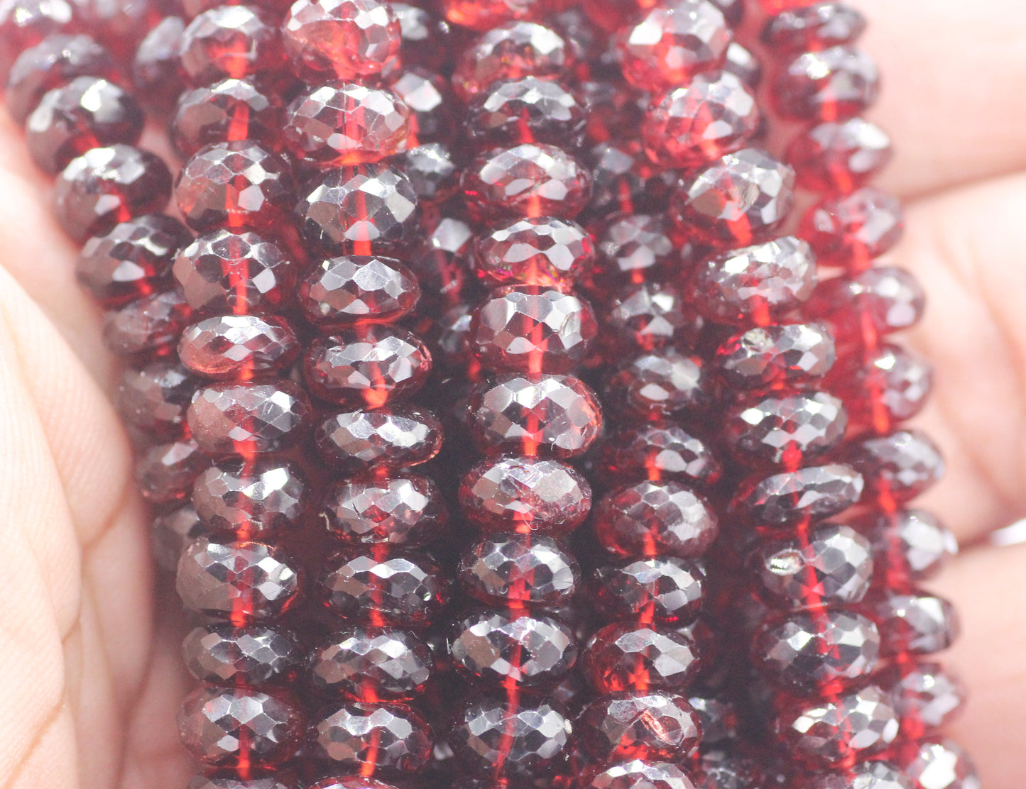 Garnet Faceted Beads,Faceted Beads