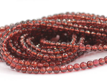 Garnet Faceted Beads,Faceted Beads