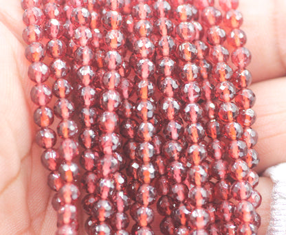 Garnet Faceted Beads,Faceted Beads