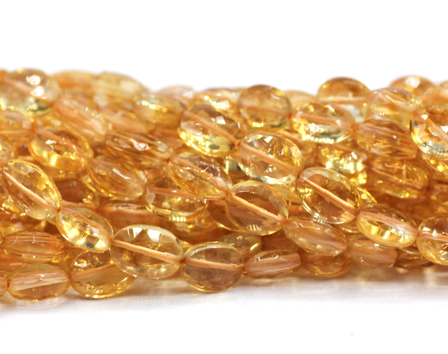 Citrine Oval Fac Beads,Faceted Beads